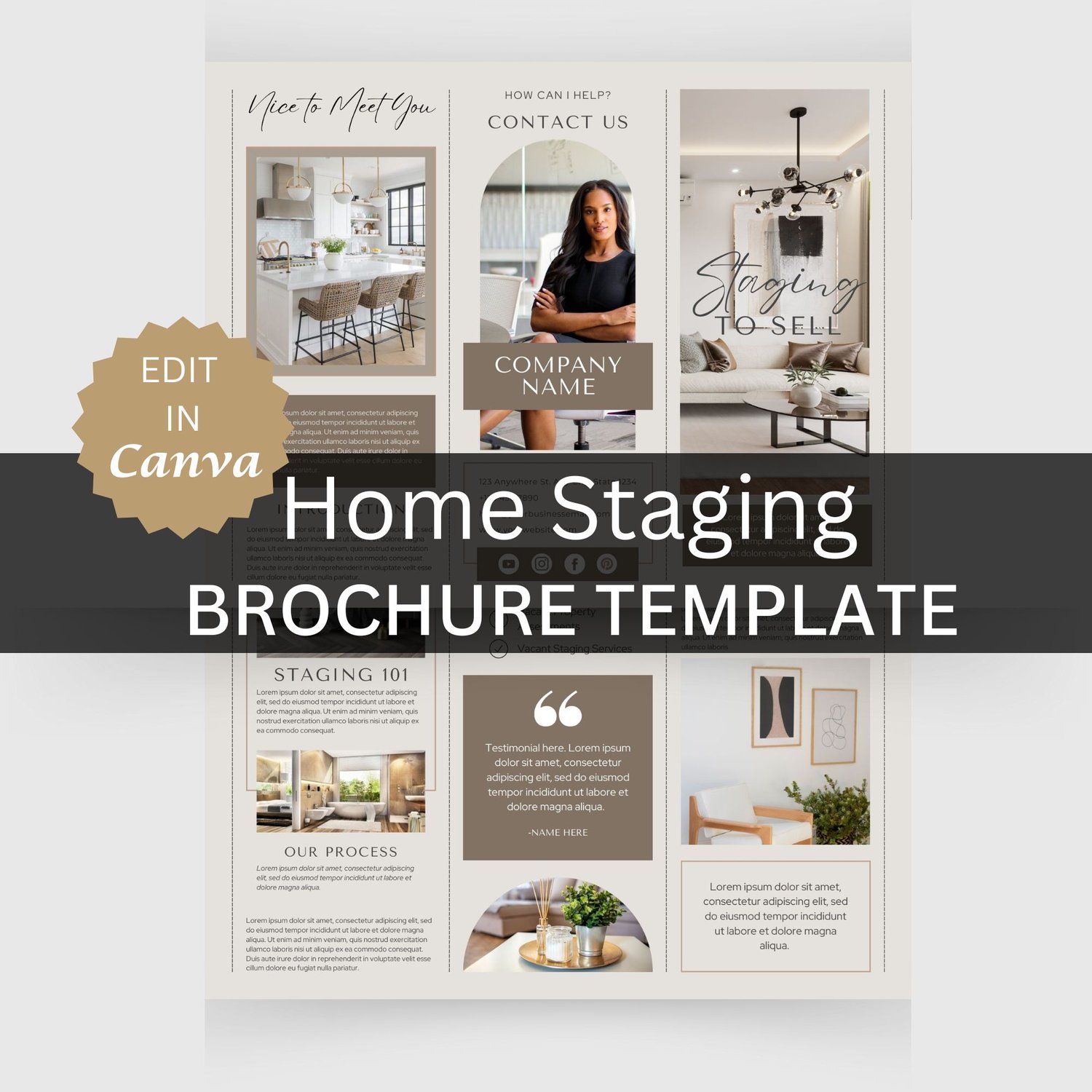 home staging brochure