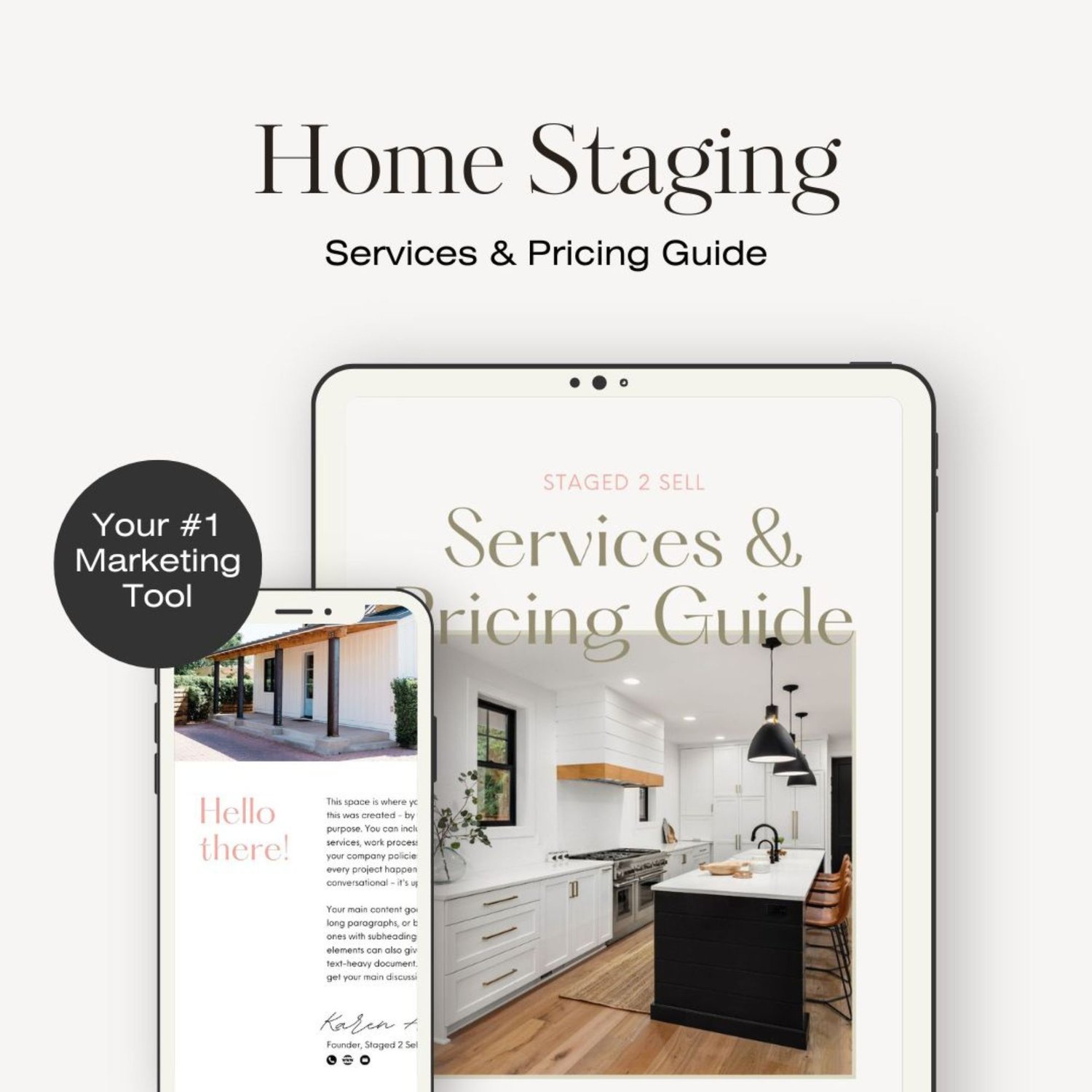 staging services guide template