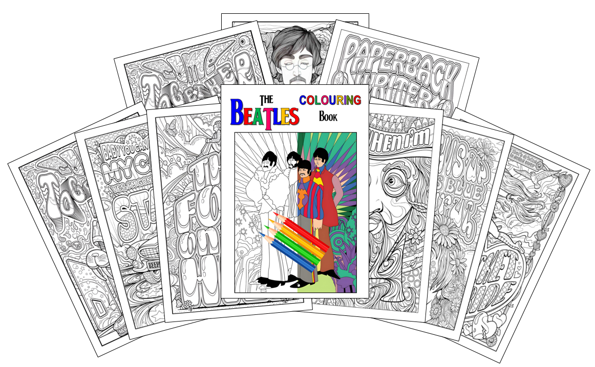 The BEATLES Colouring Book