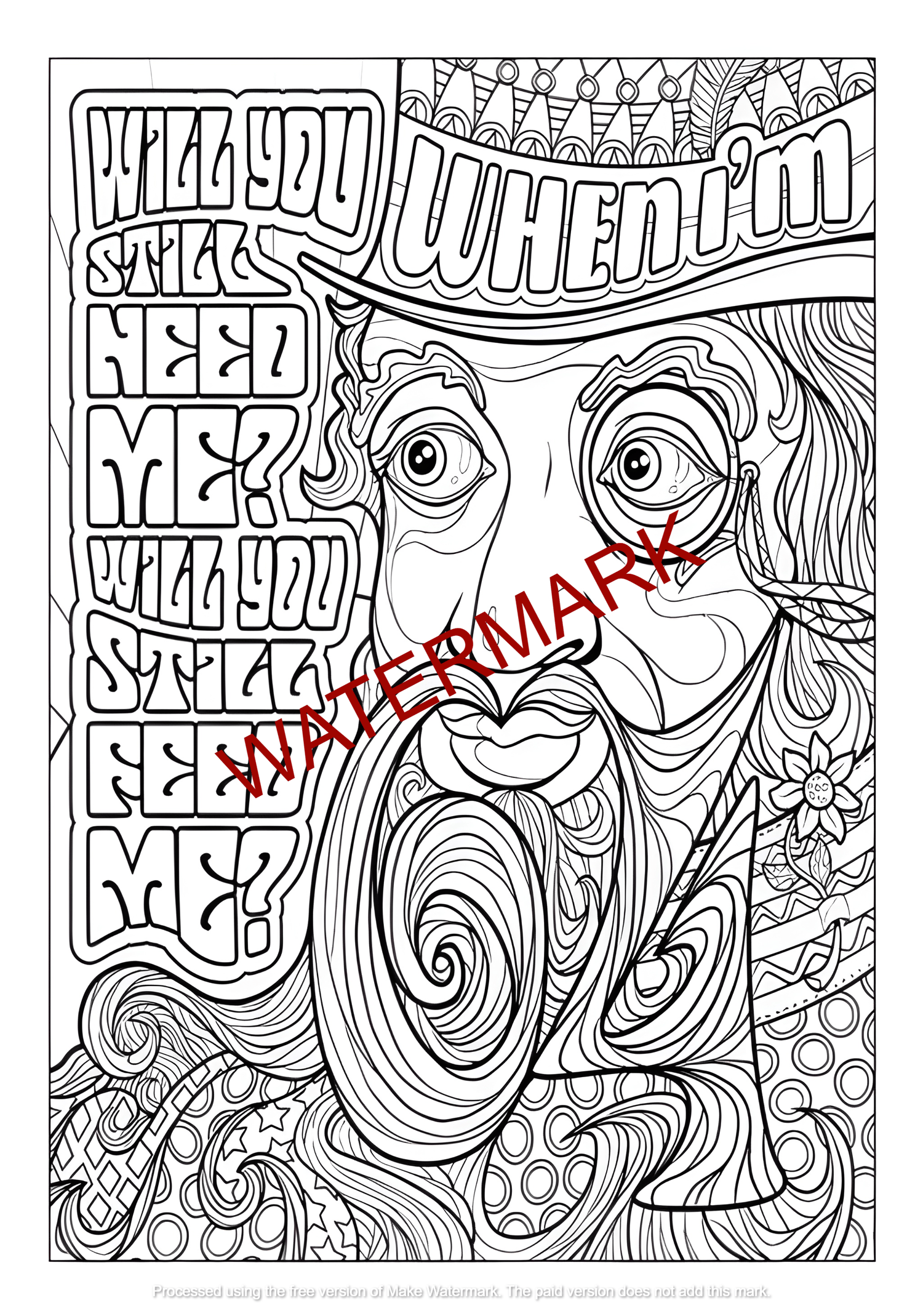 The BEATLES Colouring Book