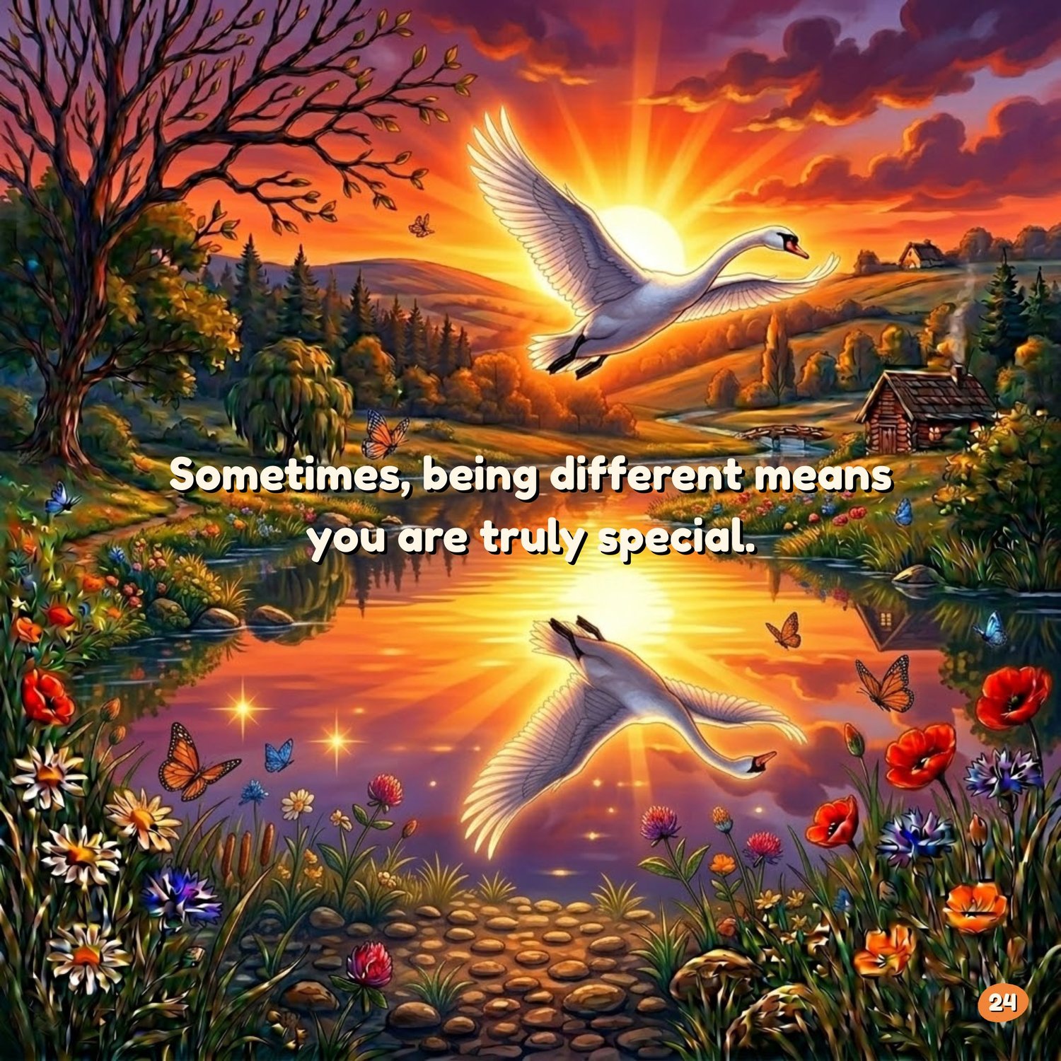 Sometimes, being different means you are truly special.