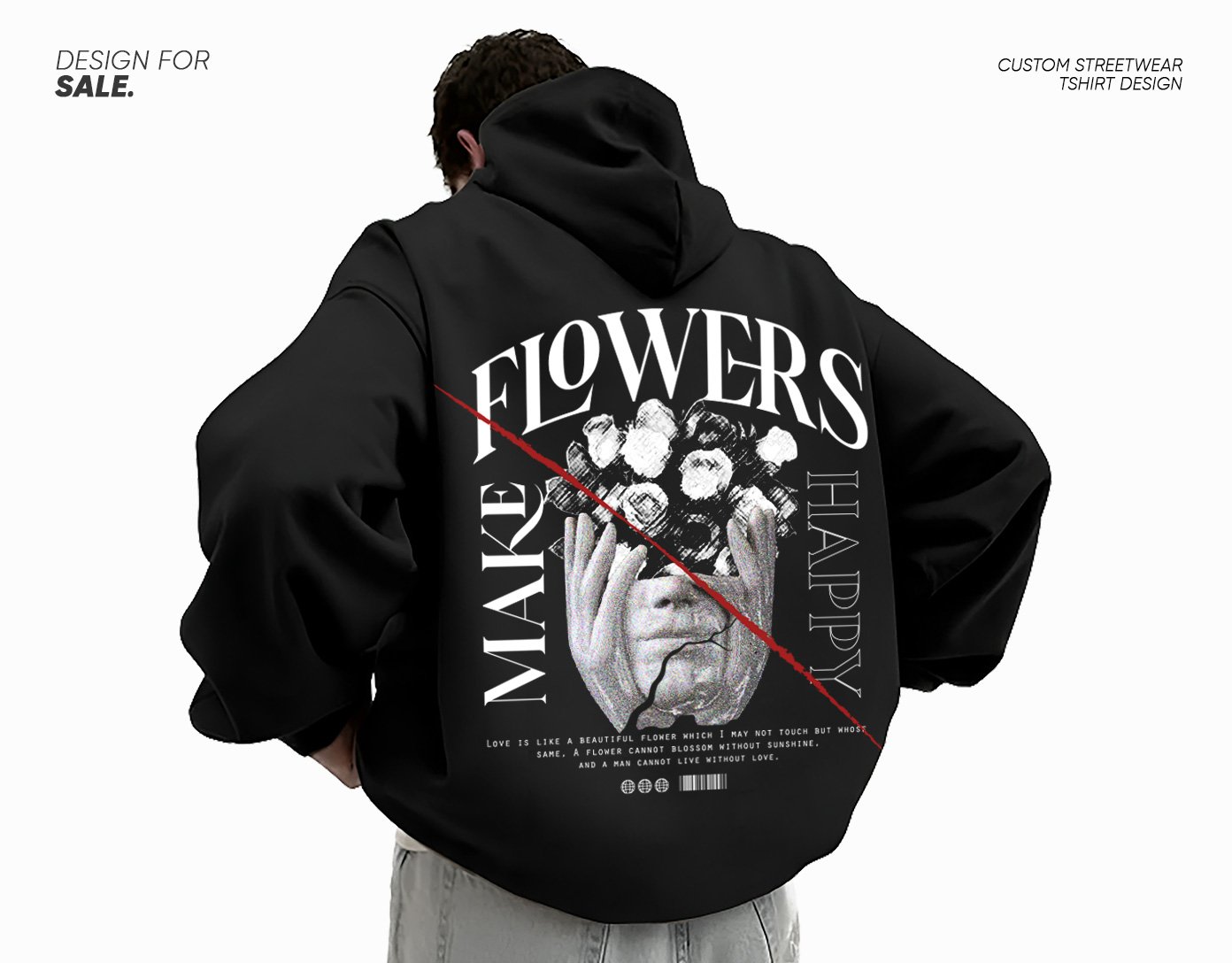 Statue Streetwear T-shirt Hoodie design graphic design