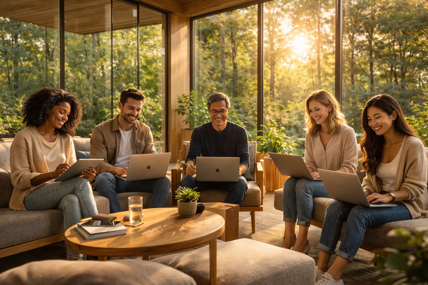 Collaboration in golden hour light | Gurukol