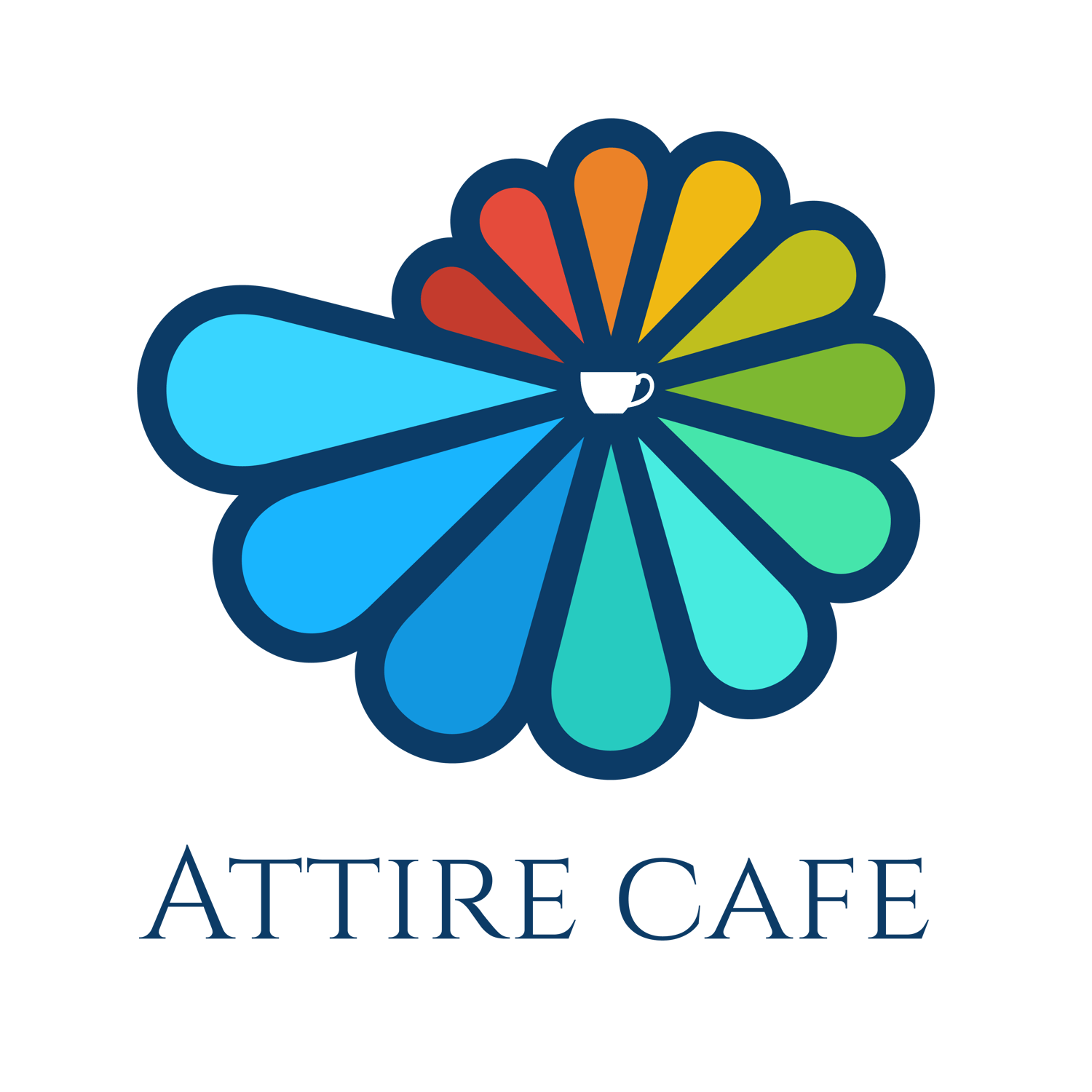 AttireCafe logo representing a premium design studio focused on connection, intimacy, and intentional living.