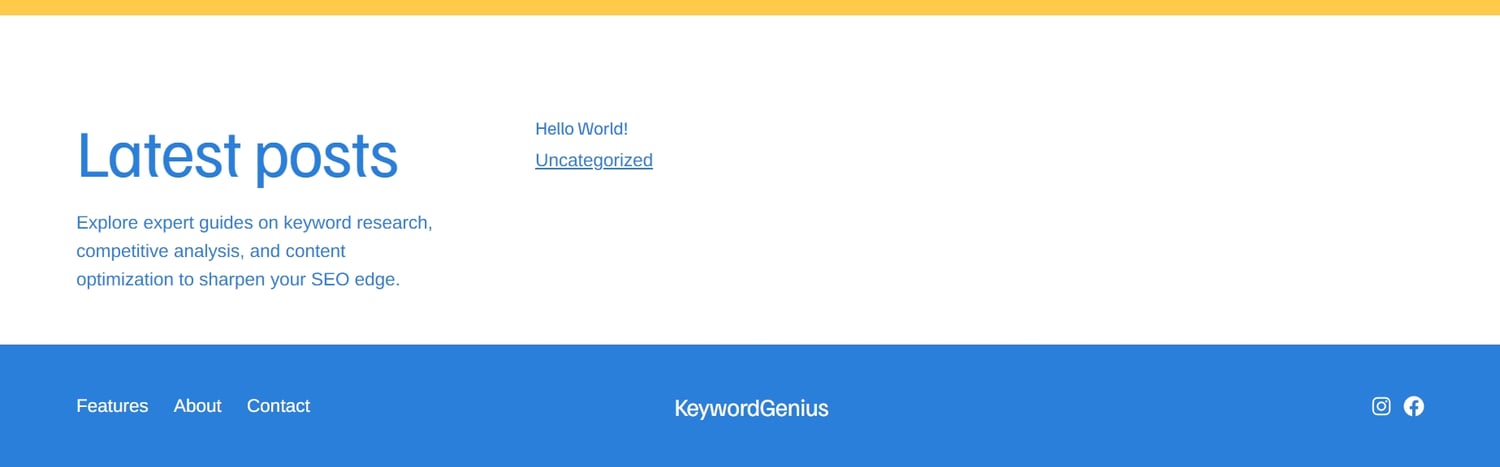 A fully built website by WordPress.com AI website builder