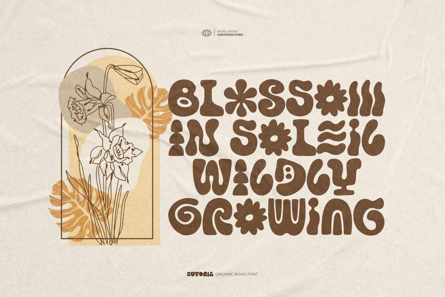 boho font, bohemian font, organic font, handmade font, handcraft font, hippie font, retro boho font, vintage boho font, branding font, logo font, packaging font, poster font, social media font, instagram font, aesthetic font, wedding boho font, feminine b