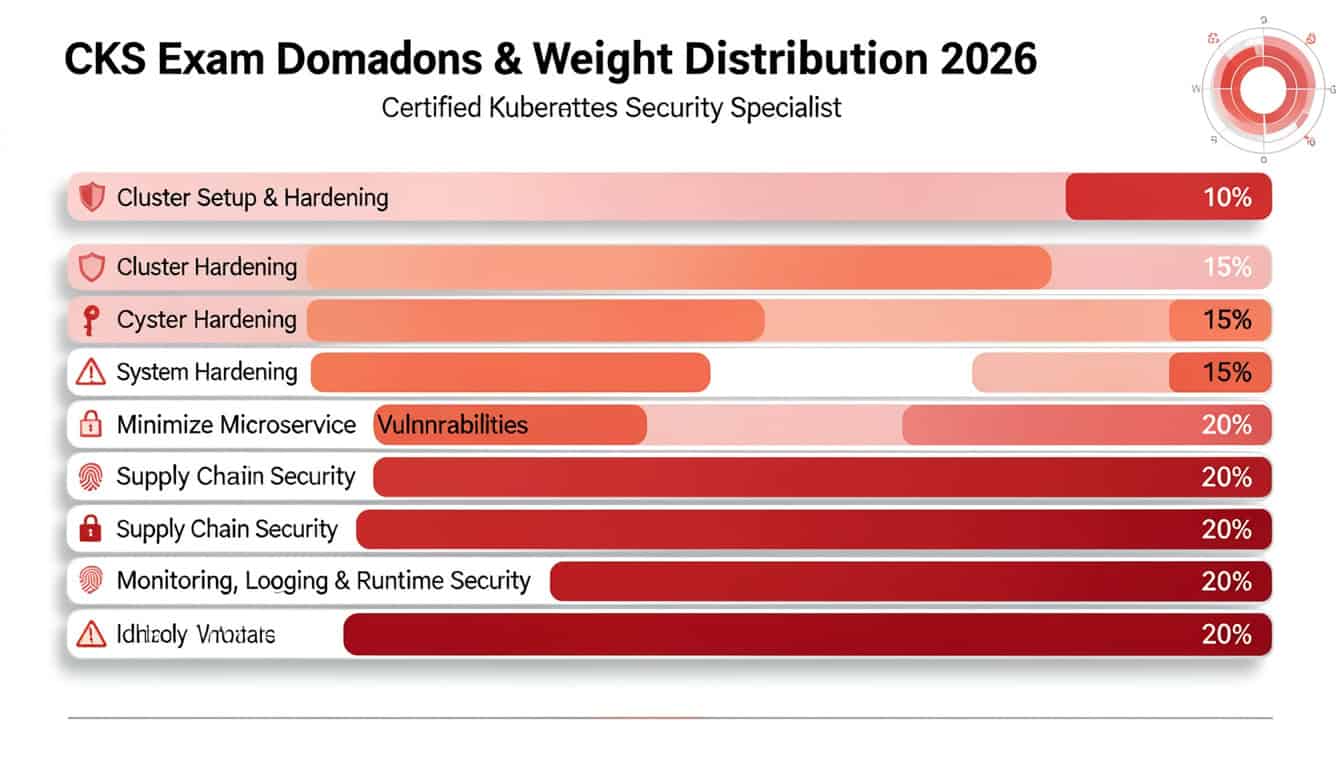 CKS exam domains weight table