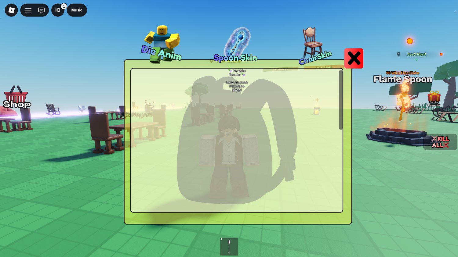 Optimized gameplay environment for Roblox card games