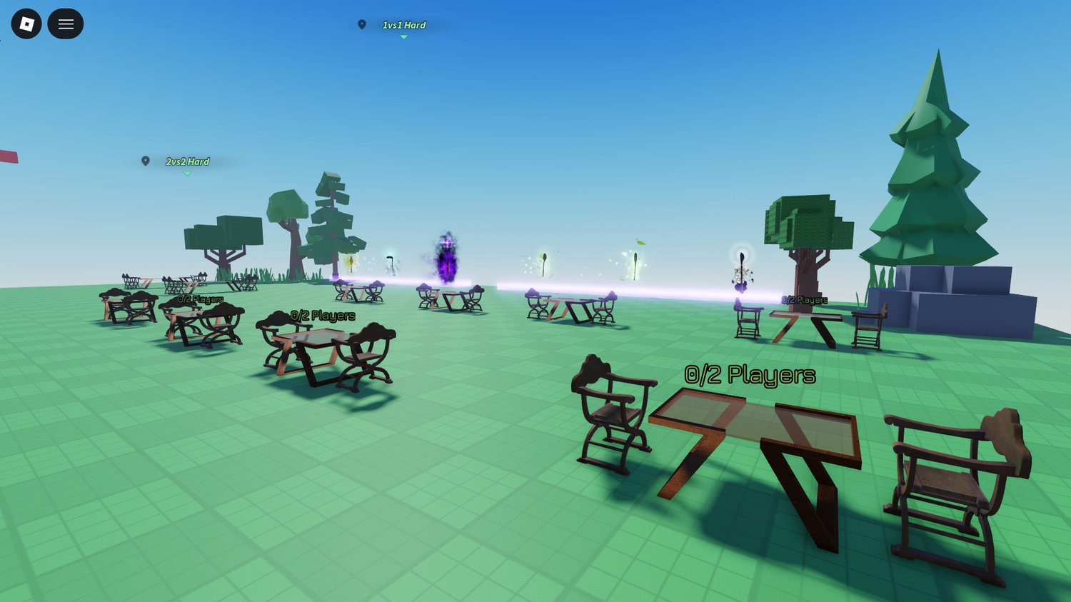 Leaderboards showing top players in Roblox game