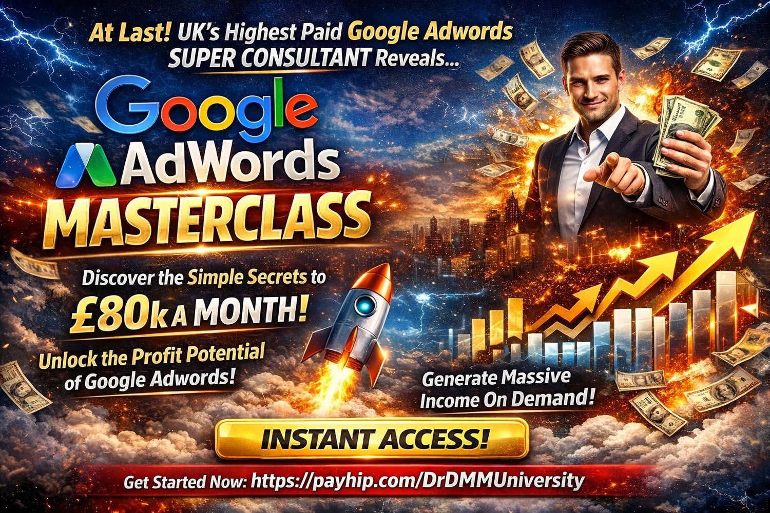 The Step-by-Step Masterclass That Turns Ordinary Advertisers Into Paid Traffic Experts: Google Adwords Ads Masterclass  Stop wasting money on clicks that don’t convert.  Stop guessing what works.  Stop being frustrated by Google Ads campaigns that fail.  
