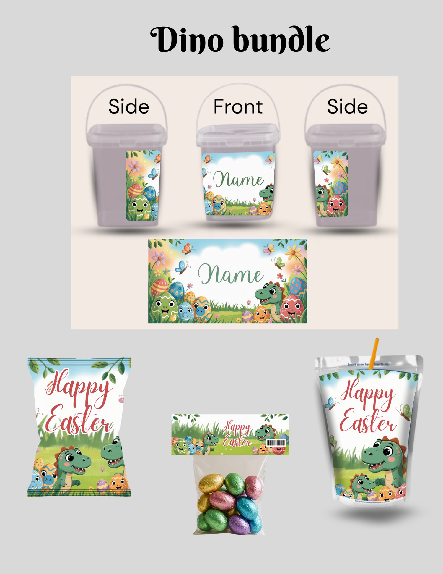 5 sets Boys easter bucket bundle - Payhip
