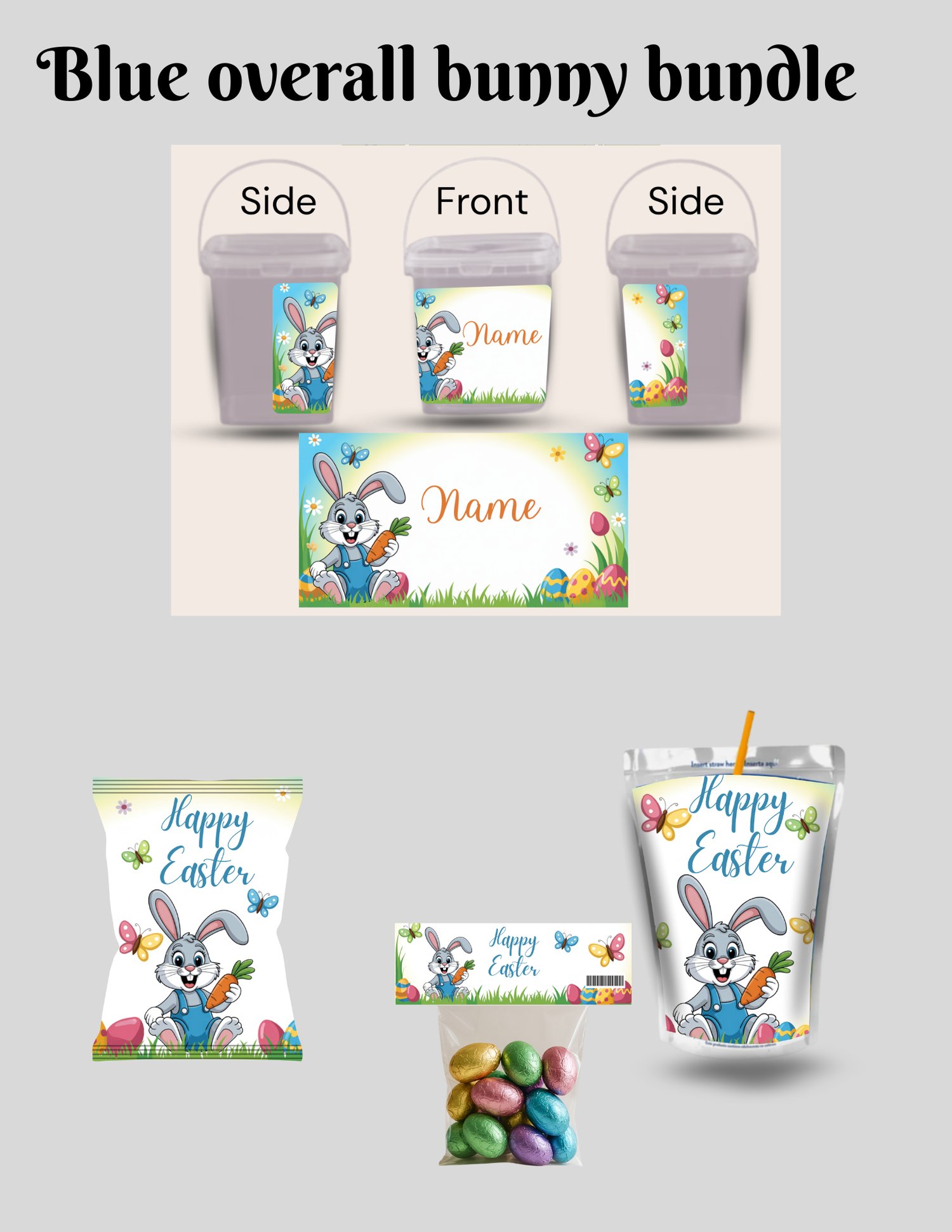 5 sets Boys easter bucket bundle - Payhip