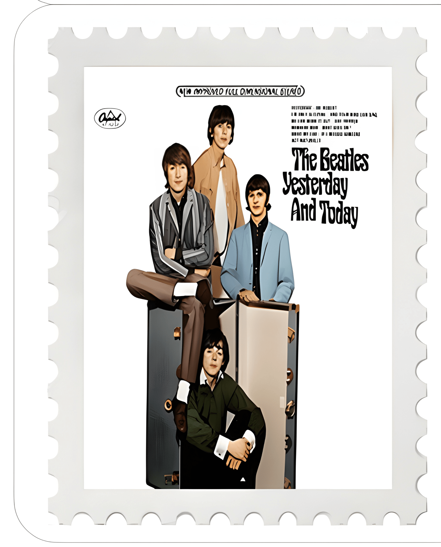 BEATLES LABELS/STICKERS TEMPLATES