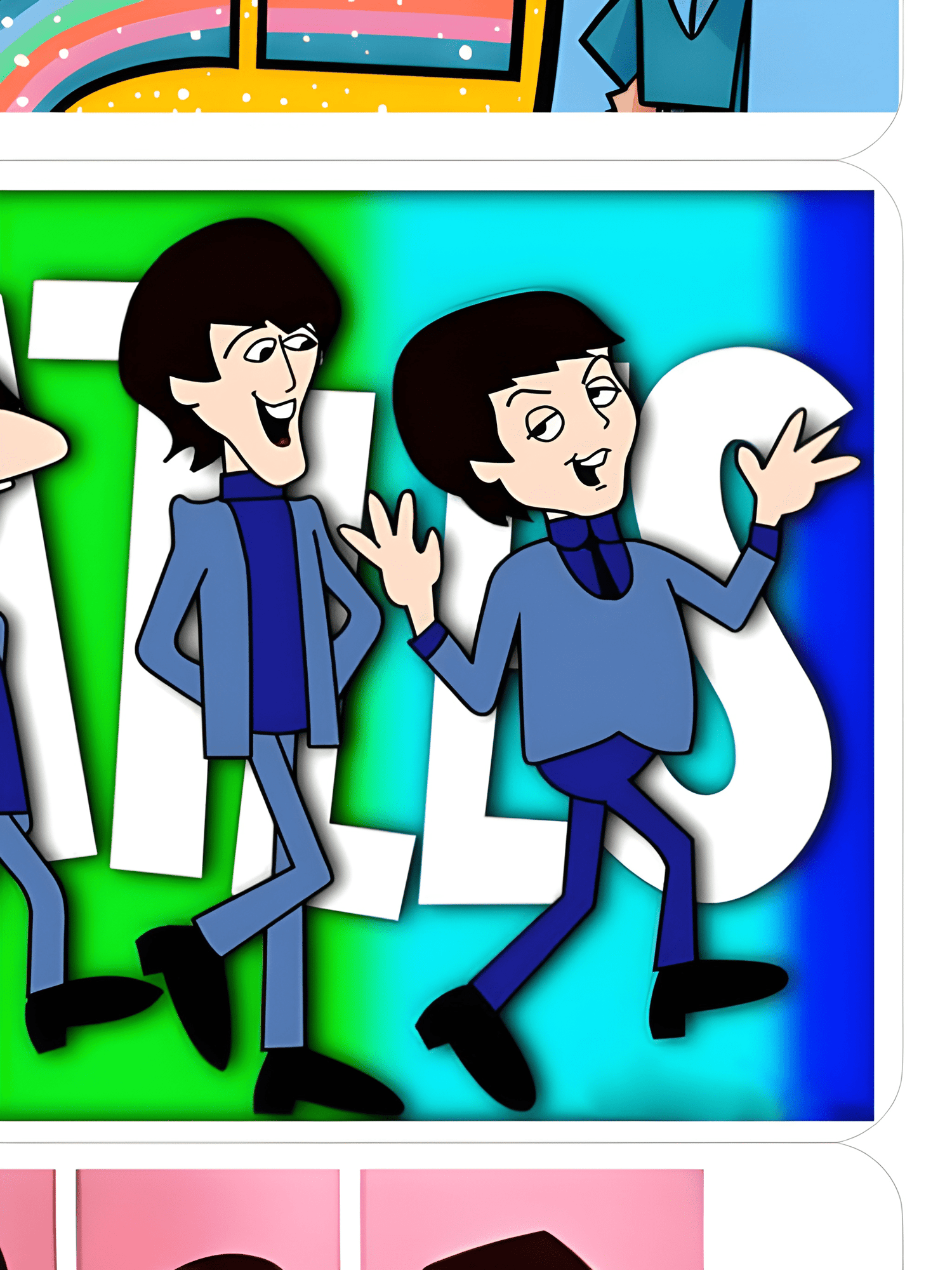 BEATLES LABELS/STICKERS TEMPLATES