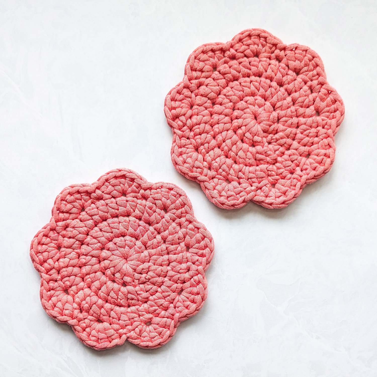 Chunky Flower Coaster 2