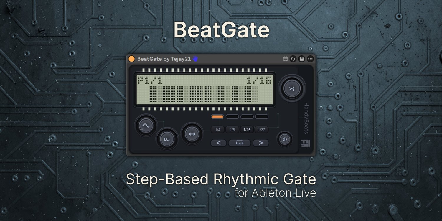 BeatGate - Step-Based Rhythmic Gate for Ableton Live