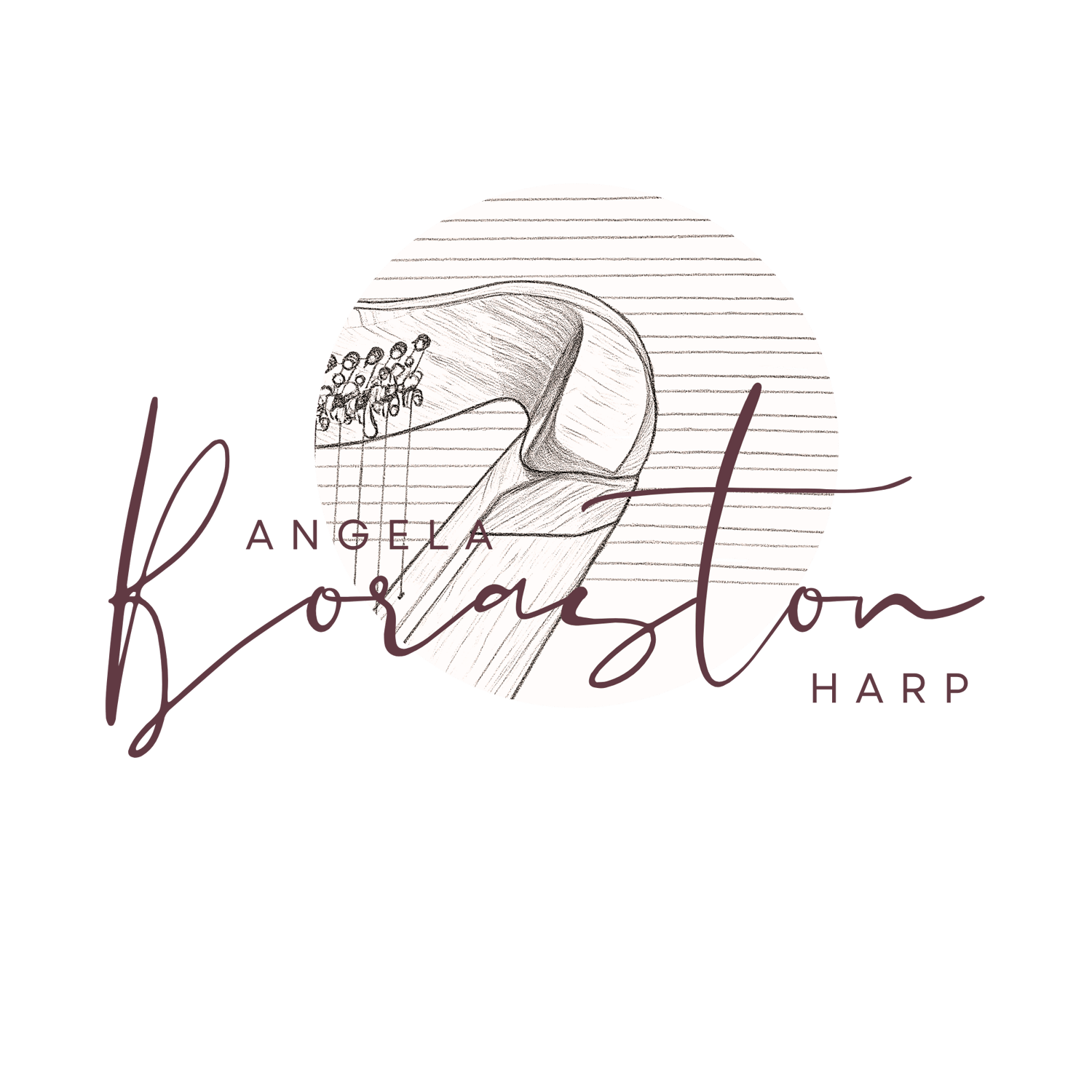 Angela Boraston Harp Logo