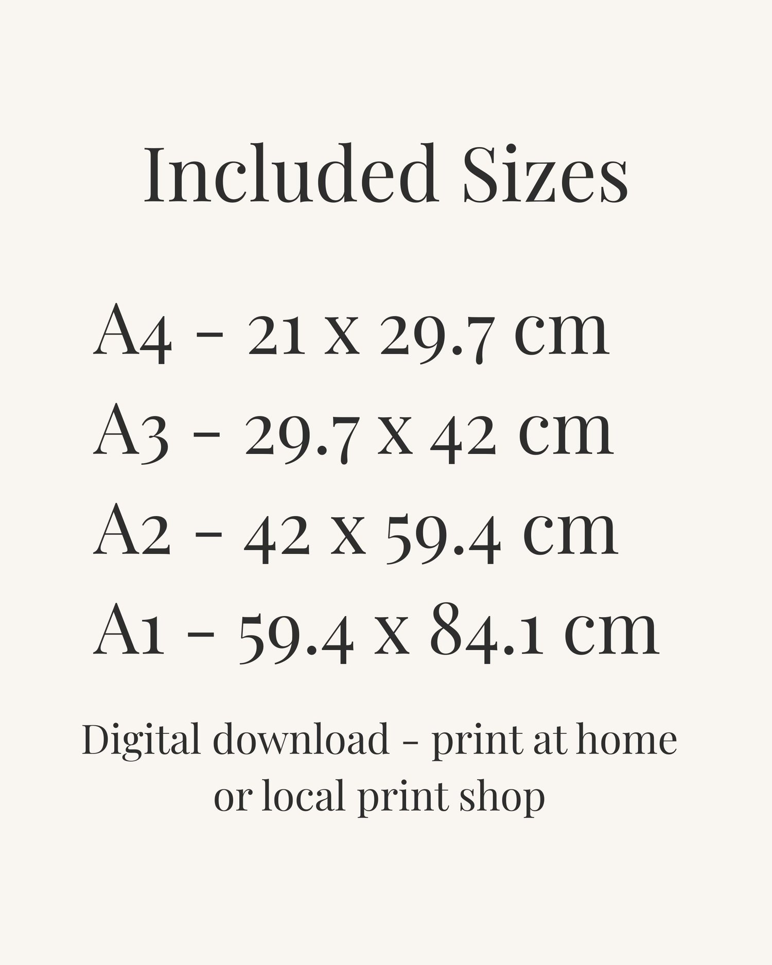 Trust Your Childs Timing printable poster sizes A1 A2 A3 A4 Tragweite
