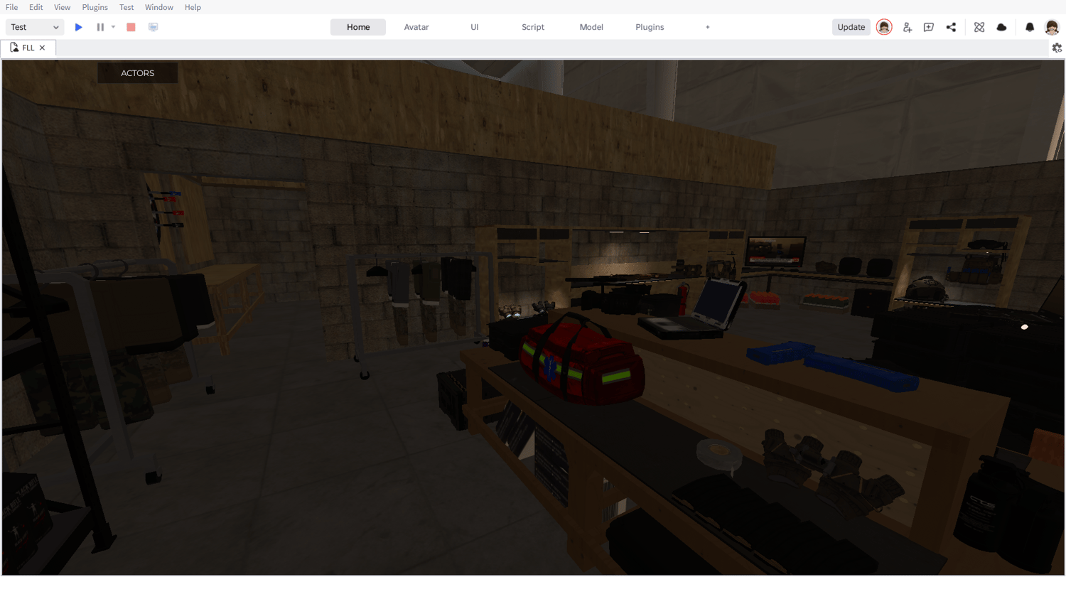 Immersive forest atmosphere featured in realistic Roblox combat map