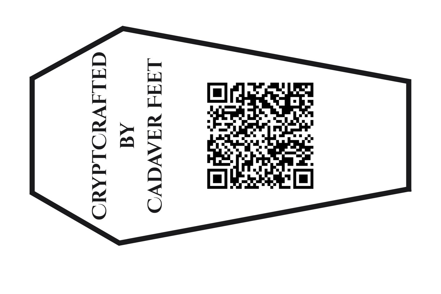 printable sticker qr code cryptcrafted by cadaver feet