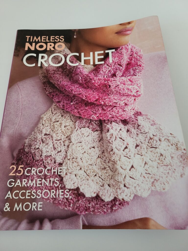 Noro yarn crochet book review;  Timeless Noro Crochet