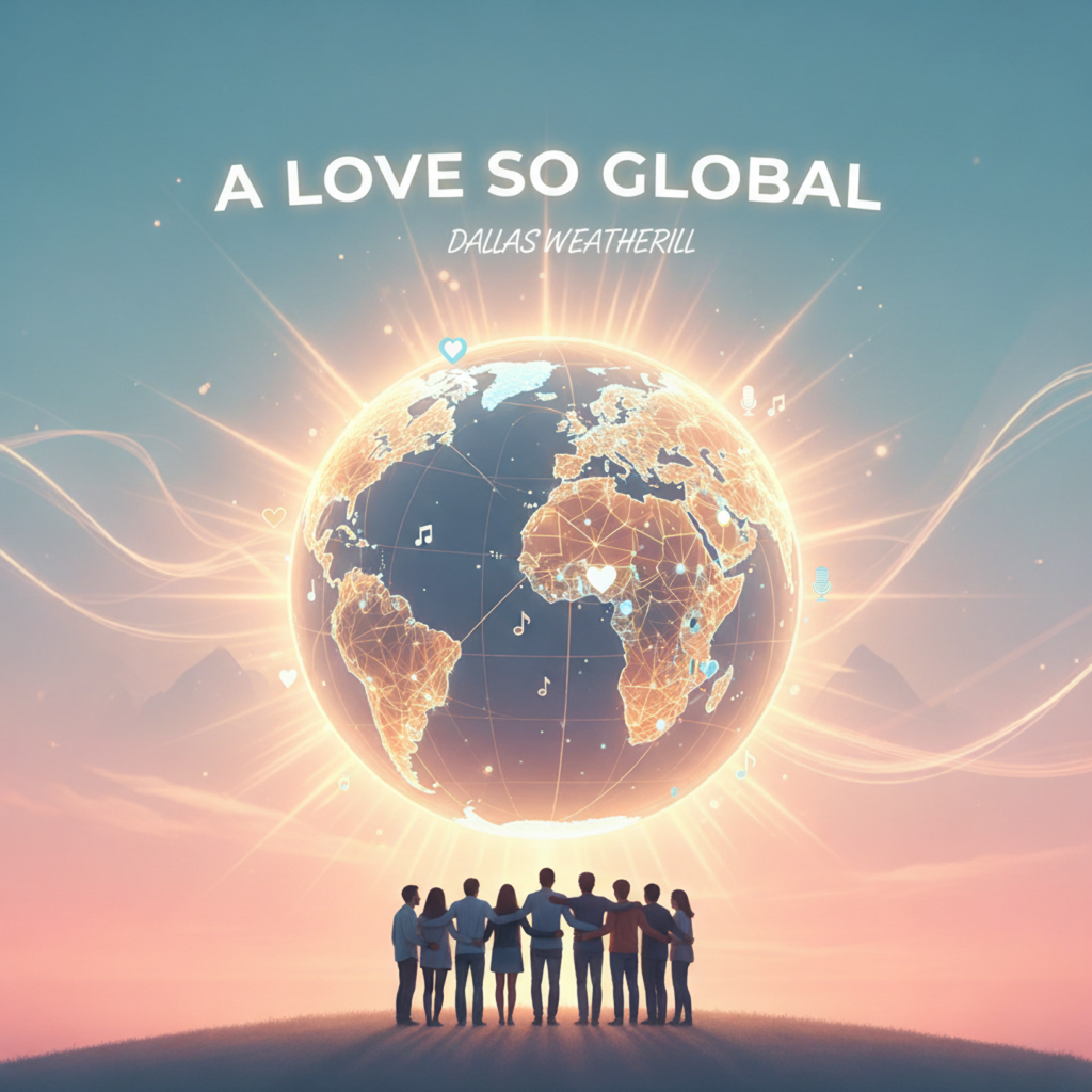 Album cover for "A Love So Global" by Dallas Weatherill