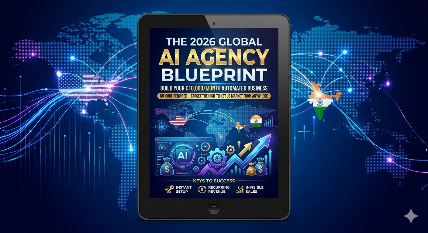 AI Agency Blueprint 2026, Automated Business Model, No-Code AI, Global Financial Arbitrage, CEO Strategy, Passive Income Systems