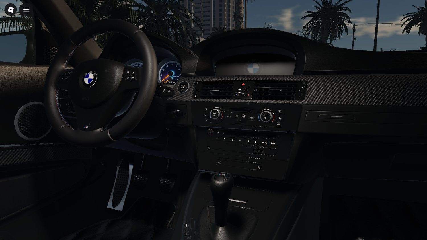 Detailed performance car model displayed in modern city environment