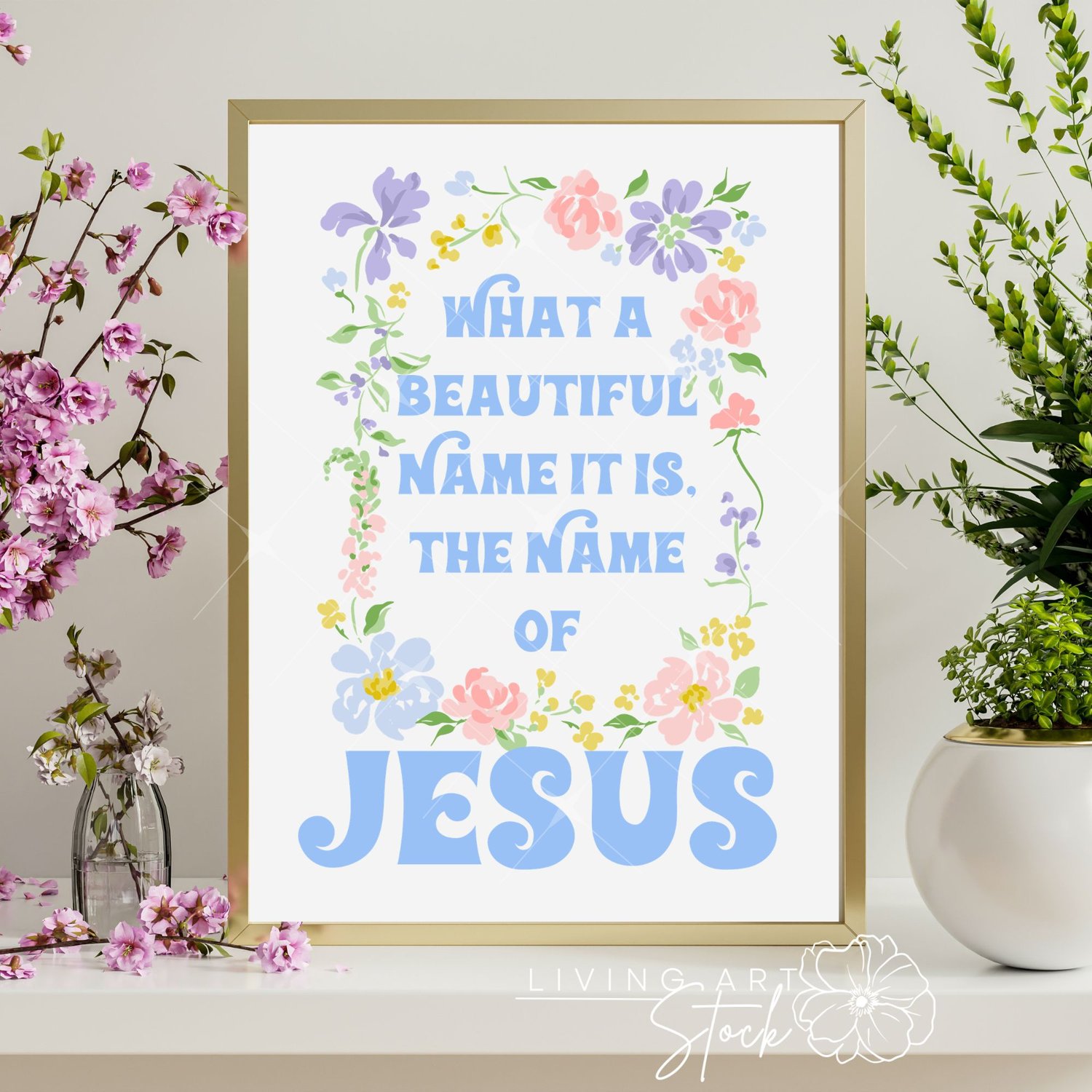 Christian wall art printable designs