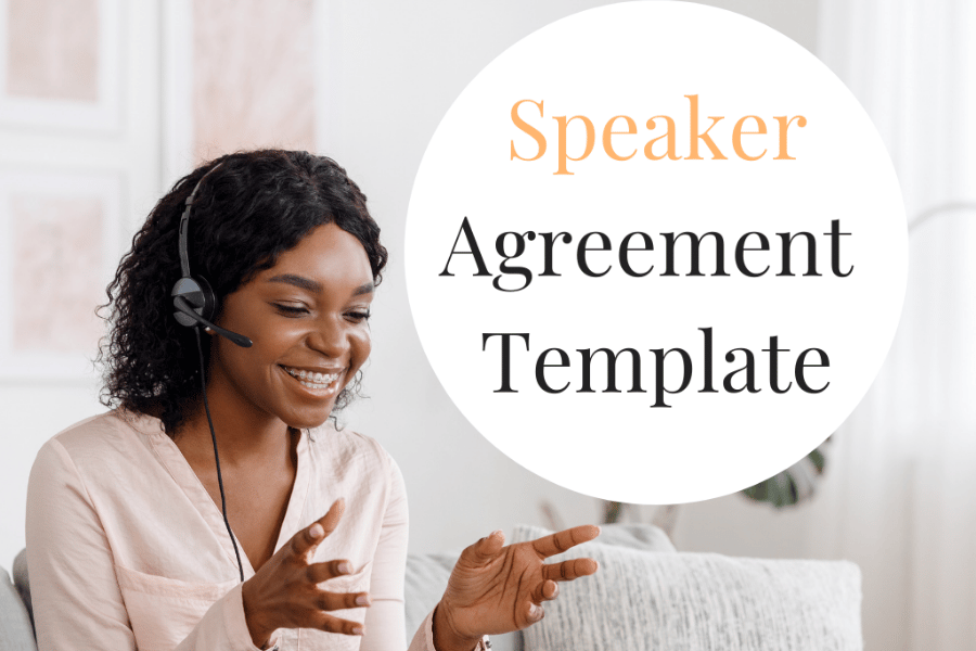 Speaker Agreement Template