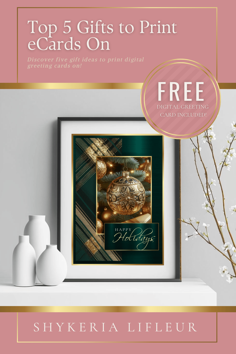 Free Holiday Greeting Cards by Simply Shykeria, Shykeria Lifleur, download today at payhip.com/simplyshykeria