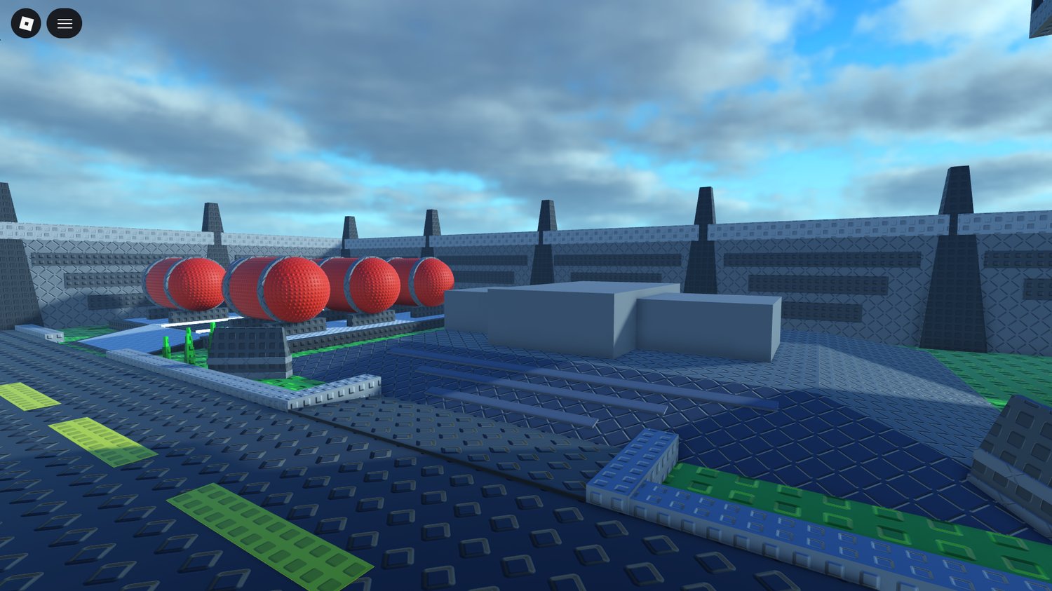 Classic Roblox retro block arena environment designed for PvP combat