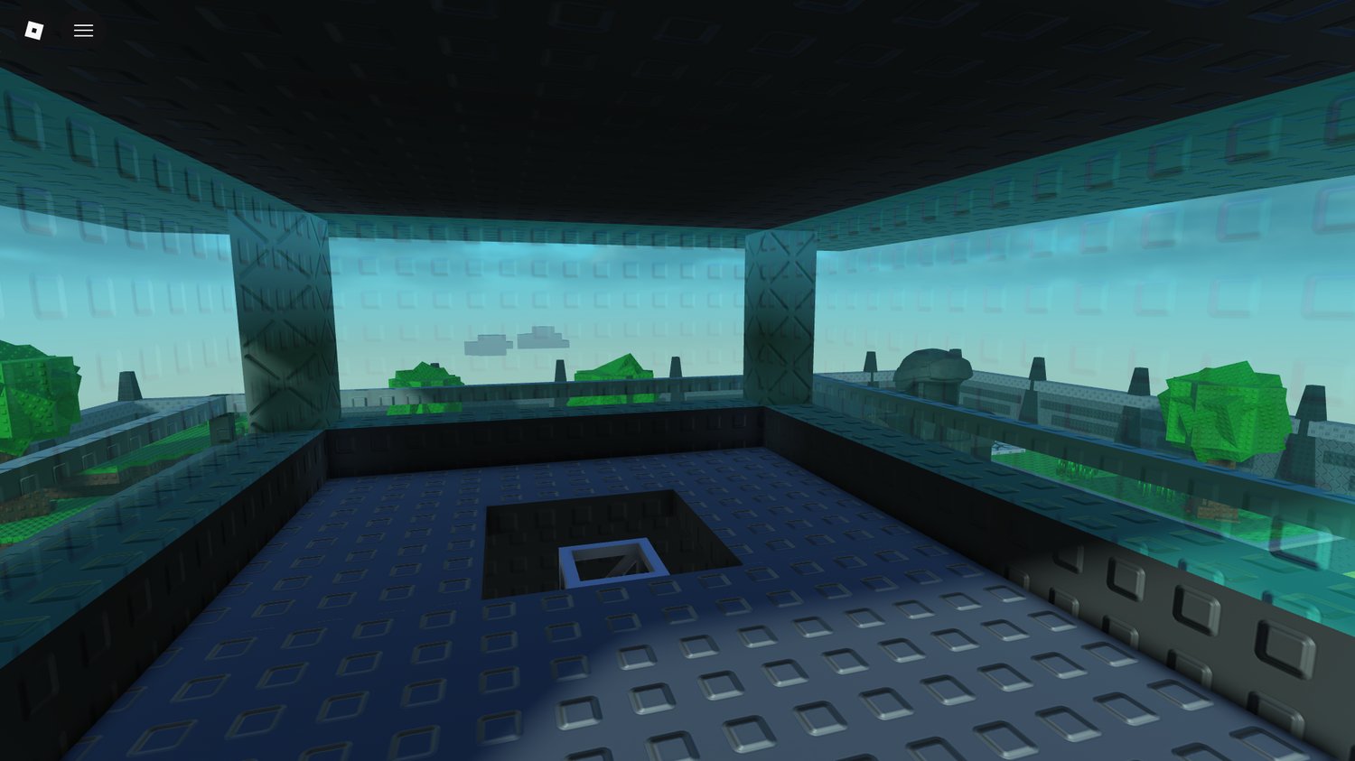 Competitive fighting environment inspired by classic Roblox visuals