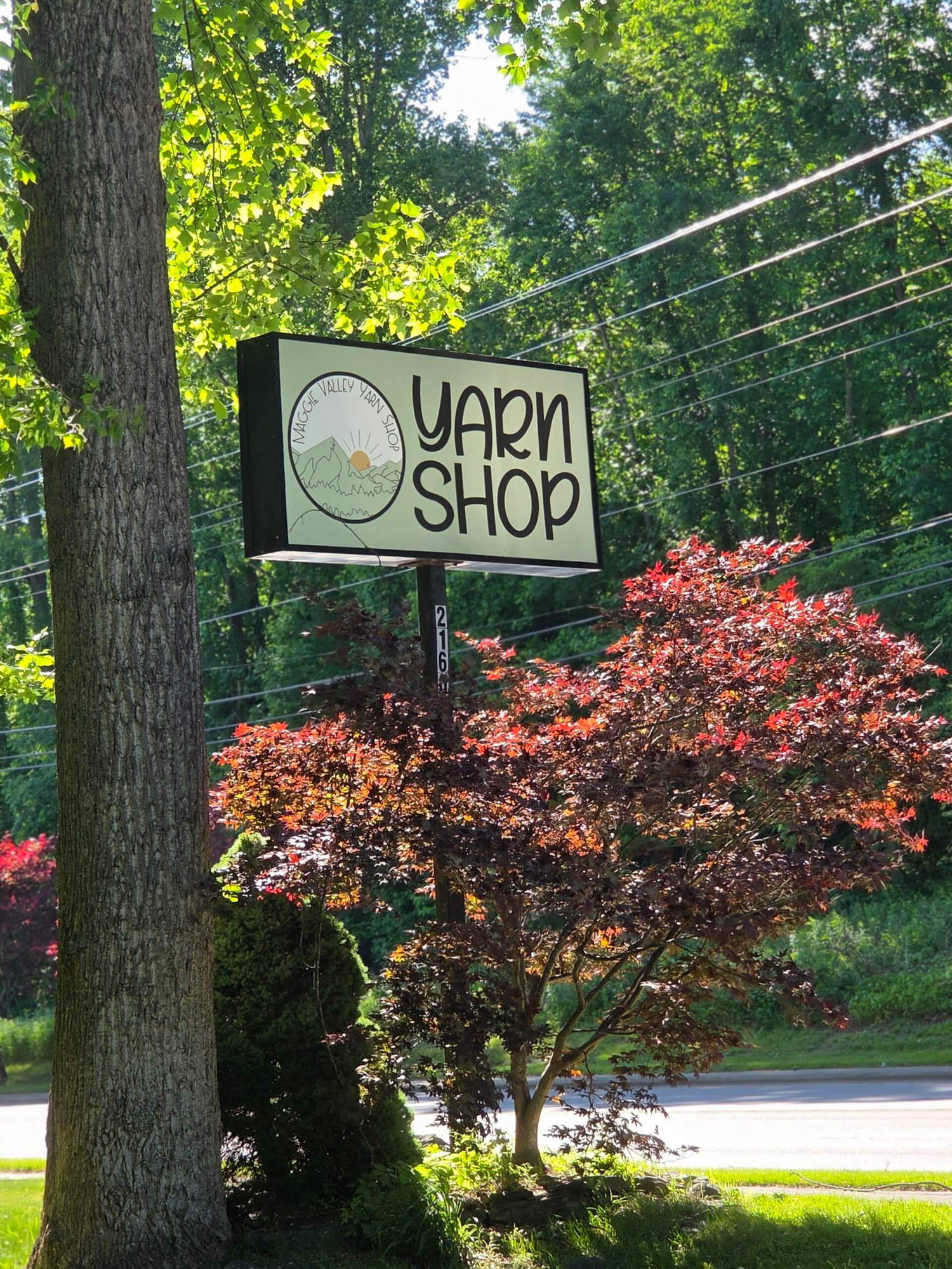 Review, yarn shop. Maggie Valley Yarn in Maggie Valley North Carolina USA