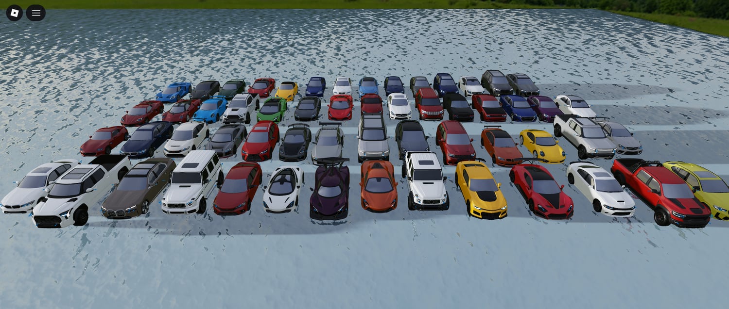 Multiple realistic car designs included in Roblox vehicle bundle