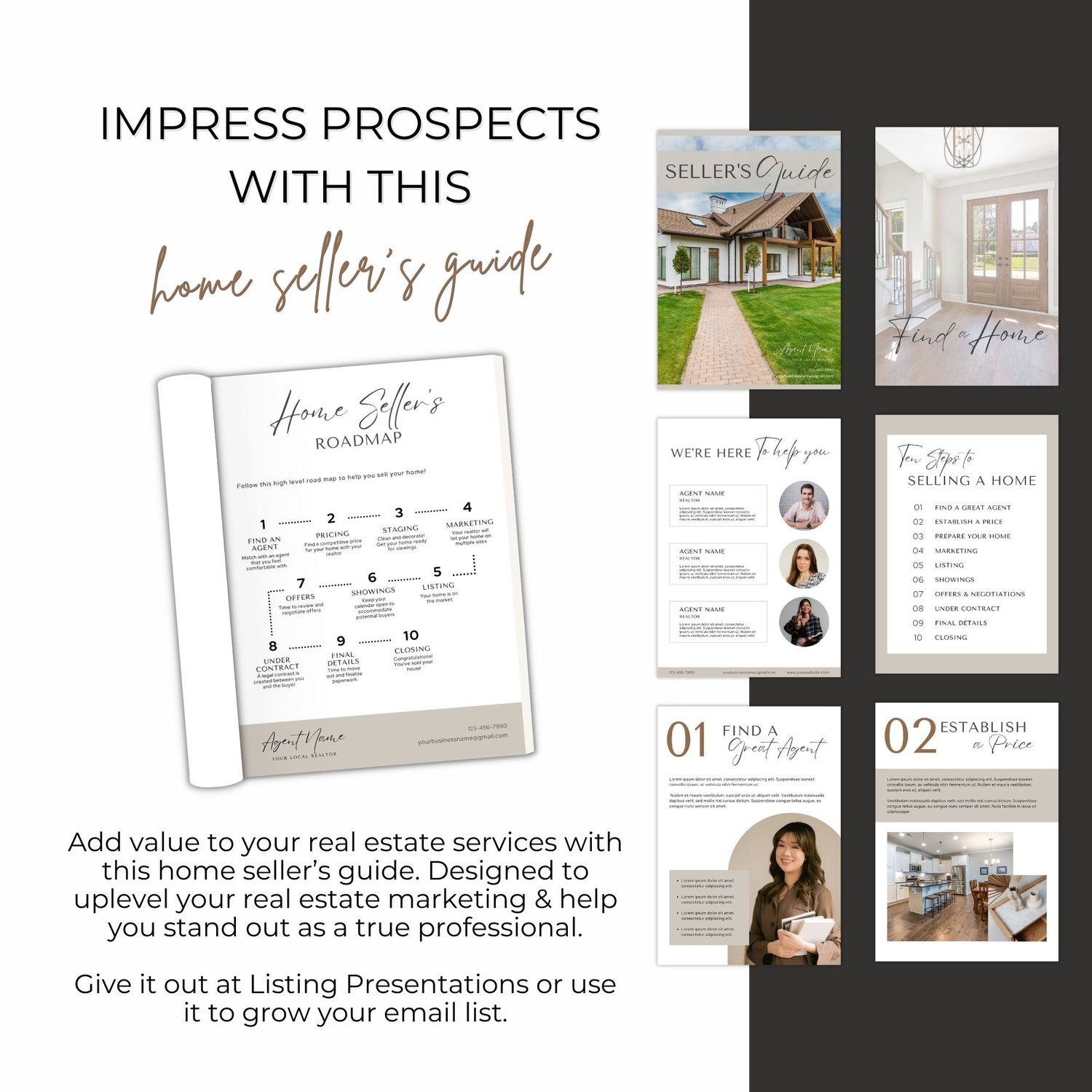 real estate listing presentation template