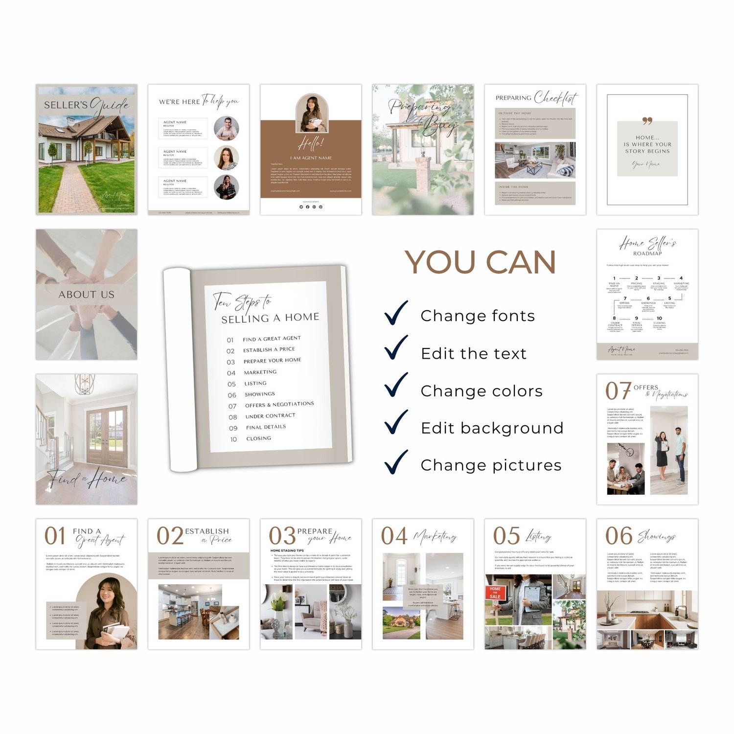 home seller guide Canva