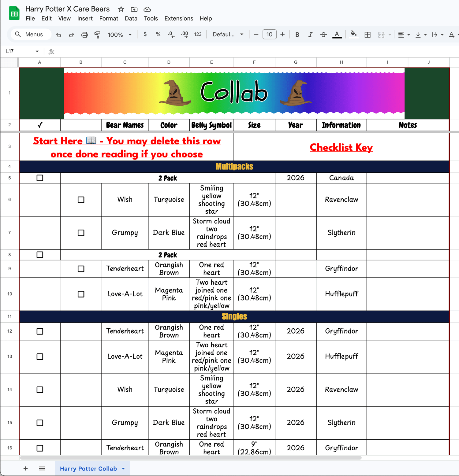 Collab Sheet HK X CB Collab Checklist - Printable - Payhip