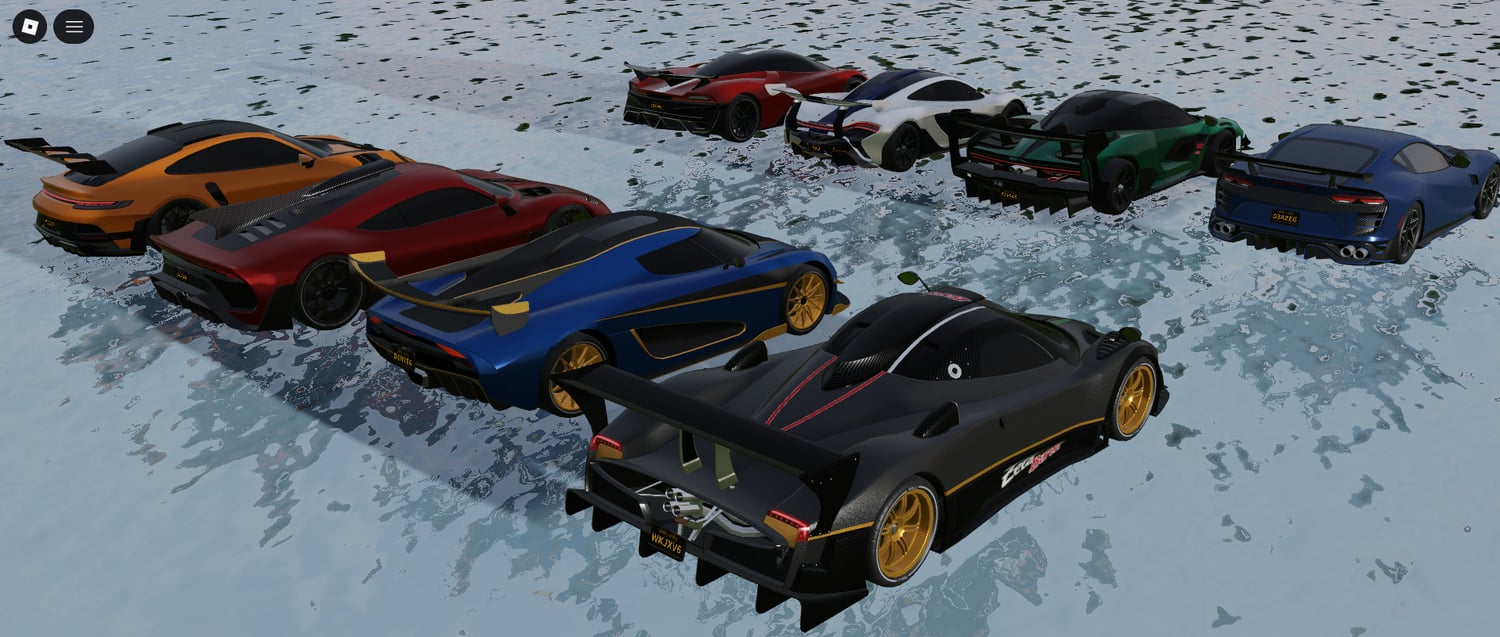 Detailed vehicle model collection used for city map decoration