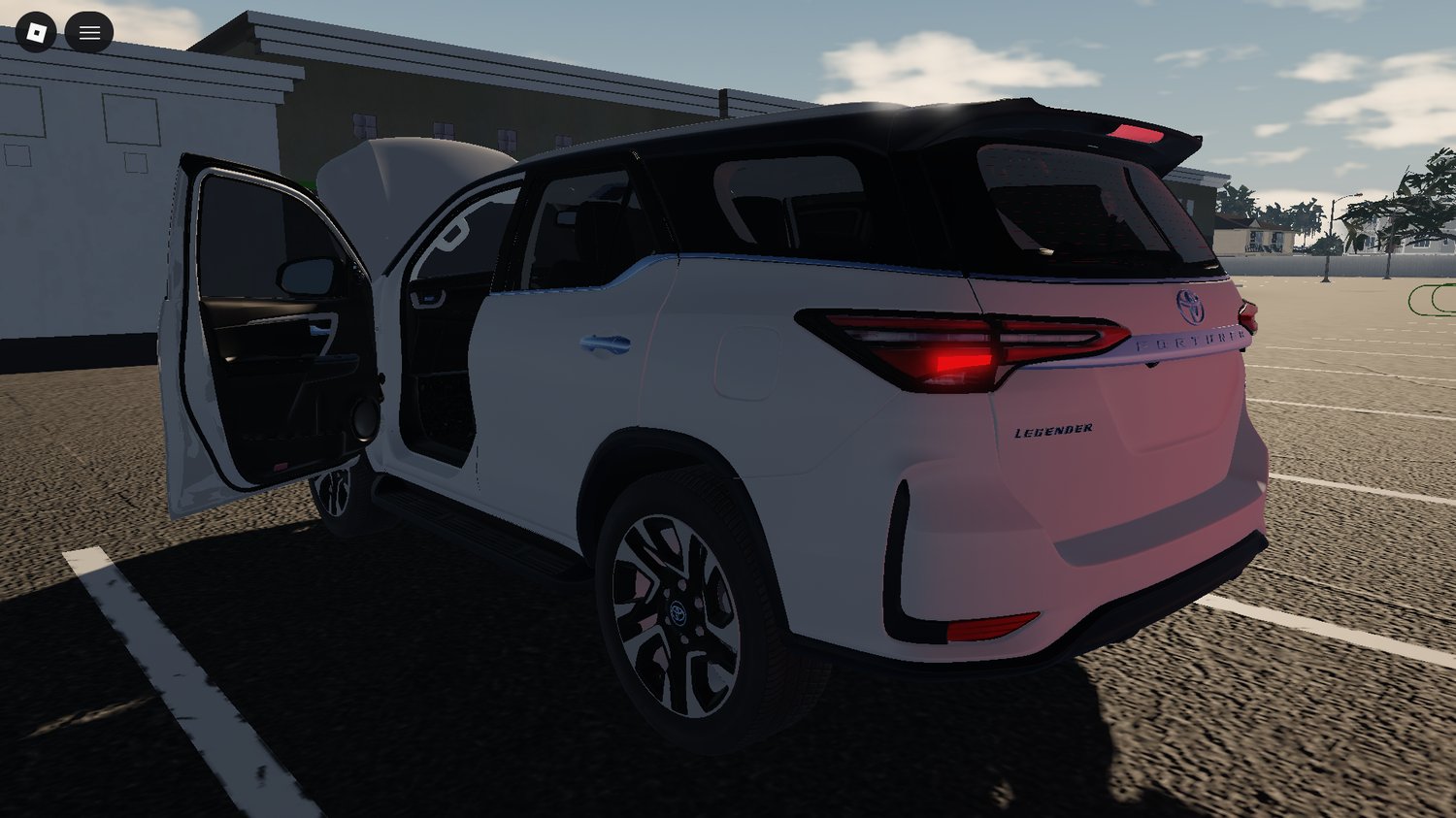 Working drivable SUV used in roleplay gameplay scene