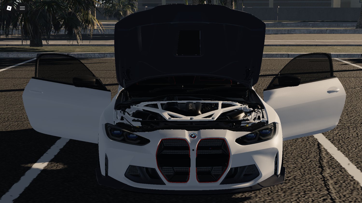 High-performance sports car driving on modern racing track