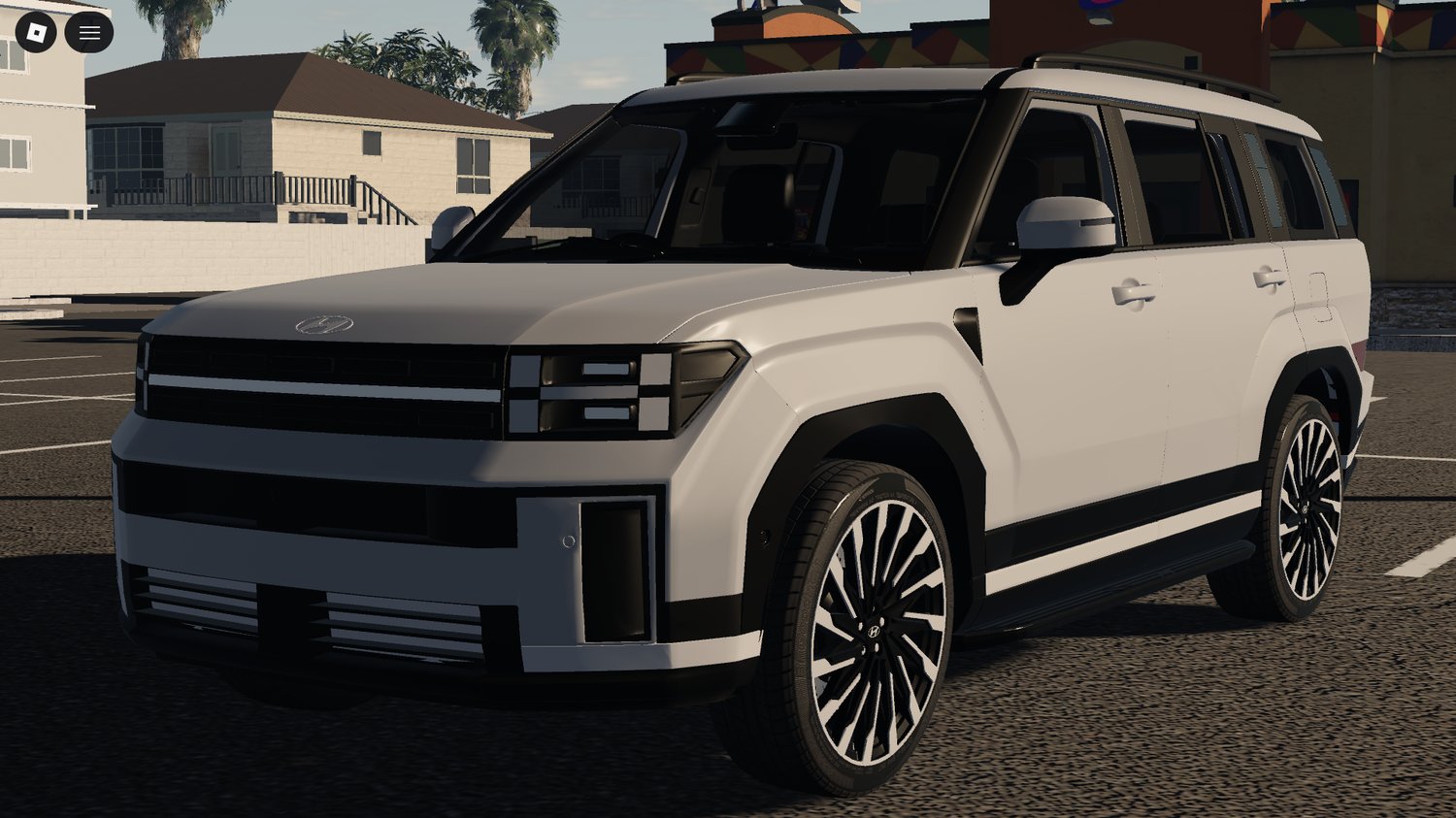 Working drivable SUV used in roleplay gameplay scene