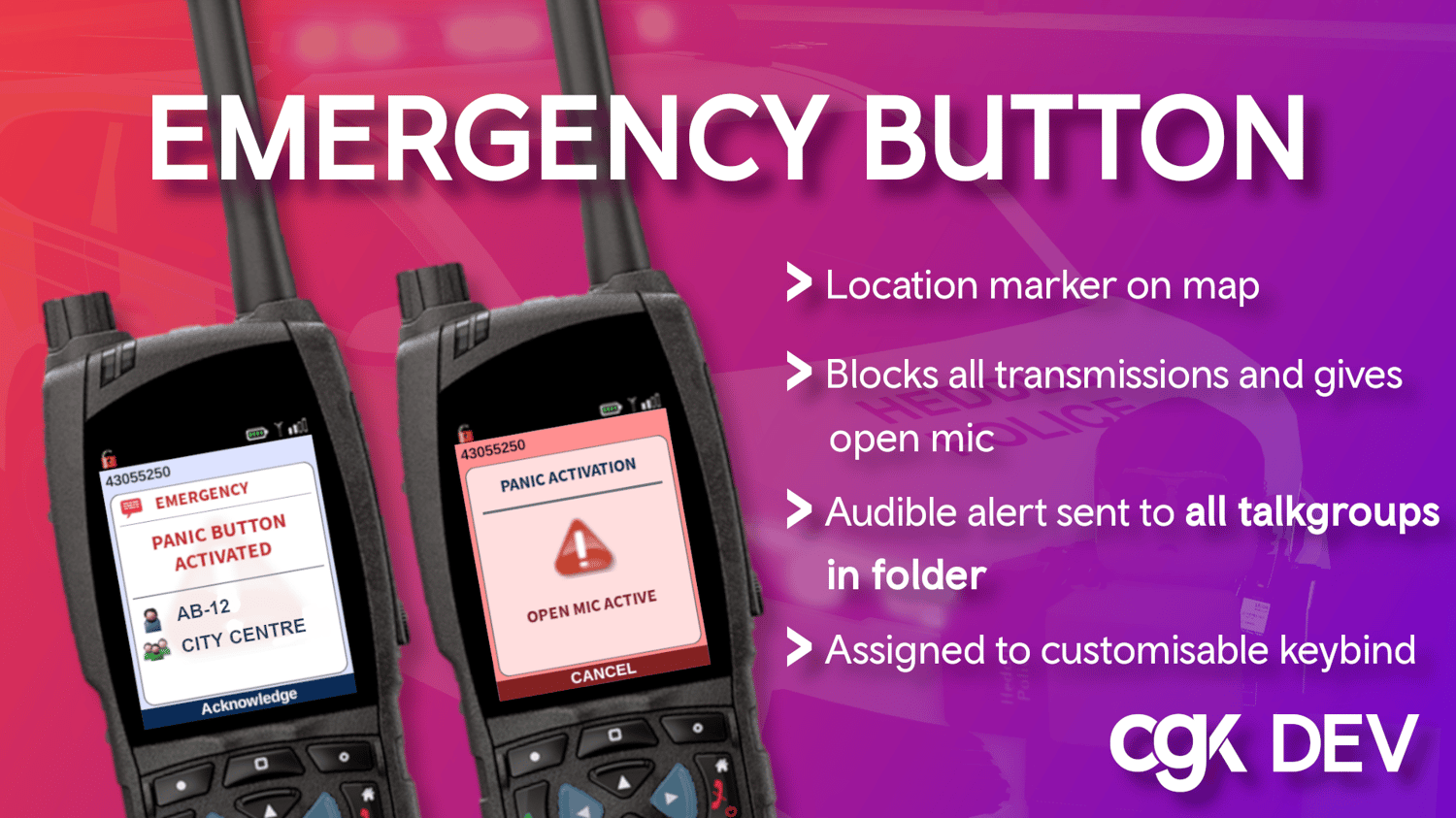 [SCRIPTED] Advanced Emergency Radio System