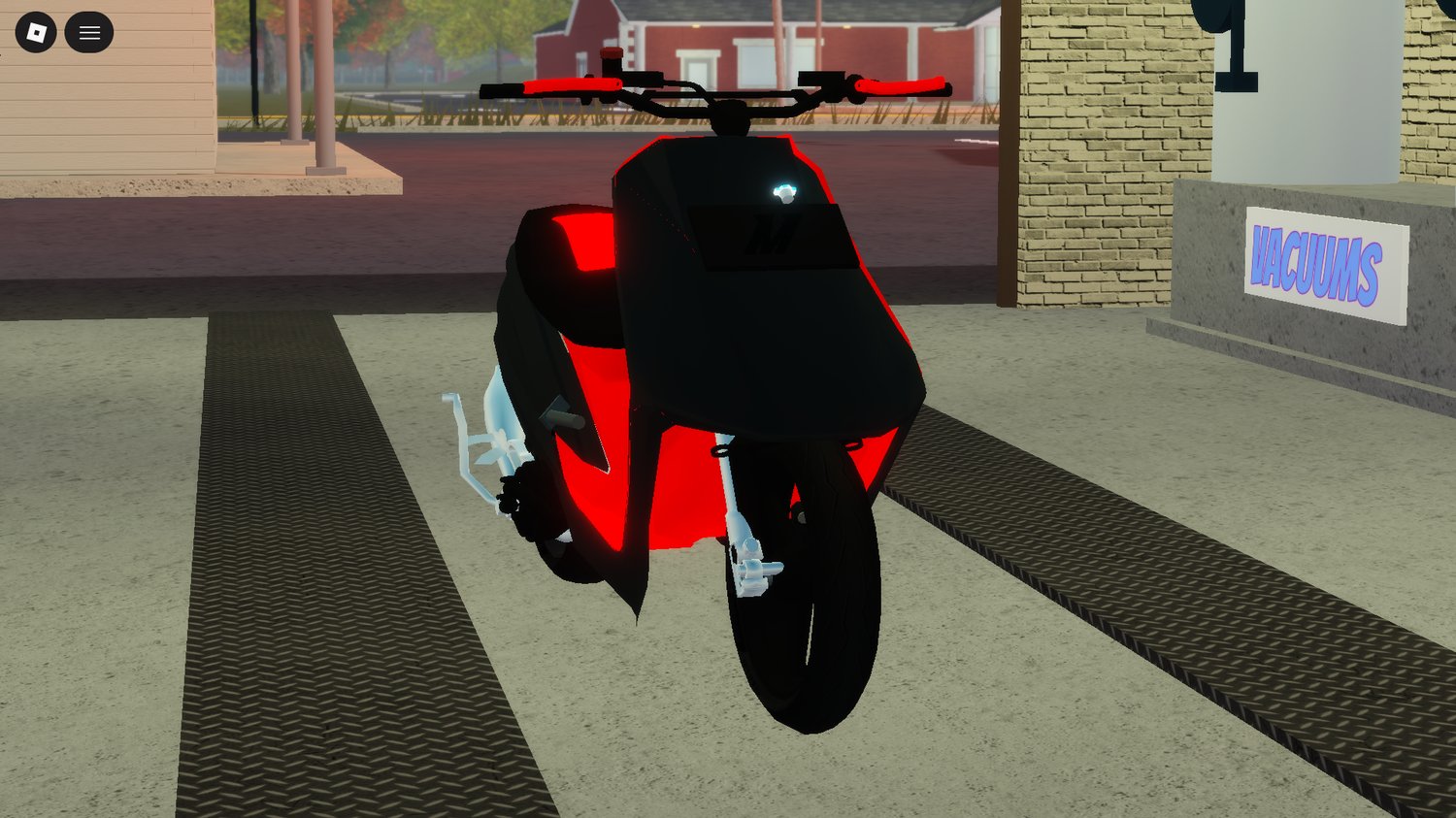 Lightweight two-wheel vehicle navigating narrow road map