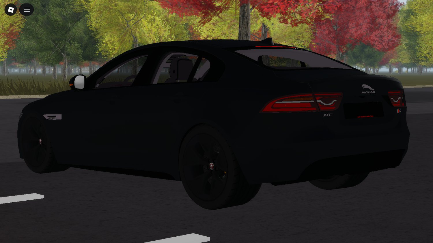 Working drivable sedan used in immersive Roblox roleplay