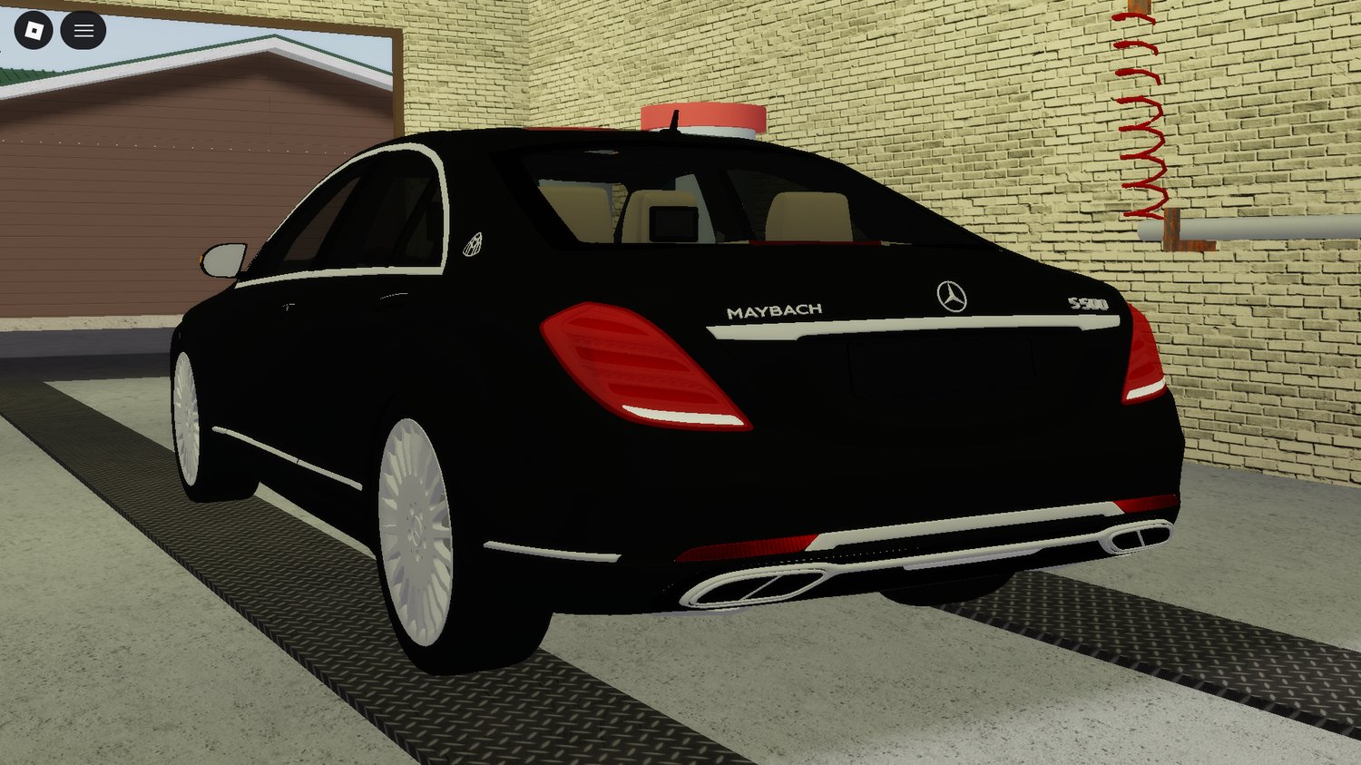 Detailed Maybach exterior design showcased in urban setting