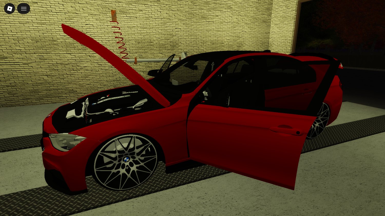 Detailed BMW F30 sedan Roblox asset