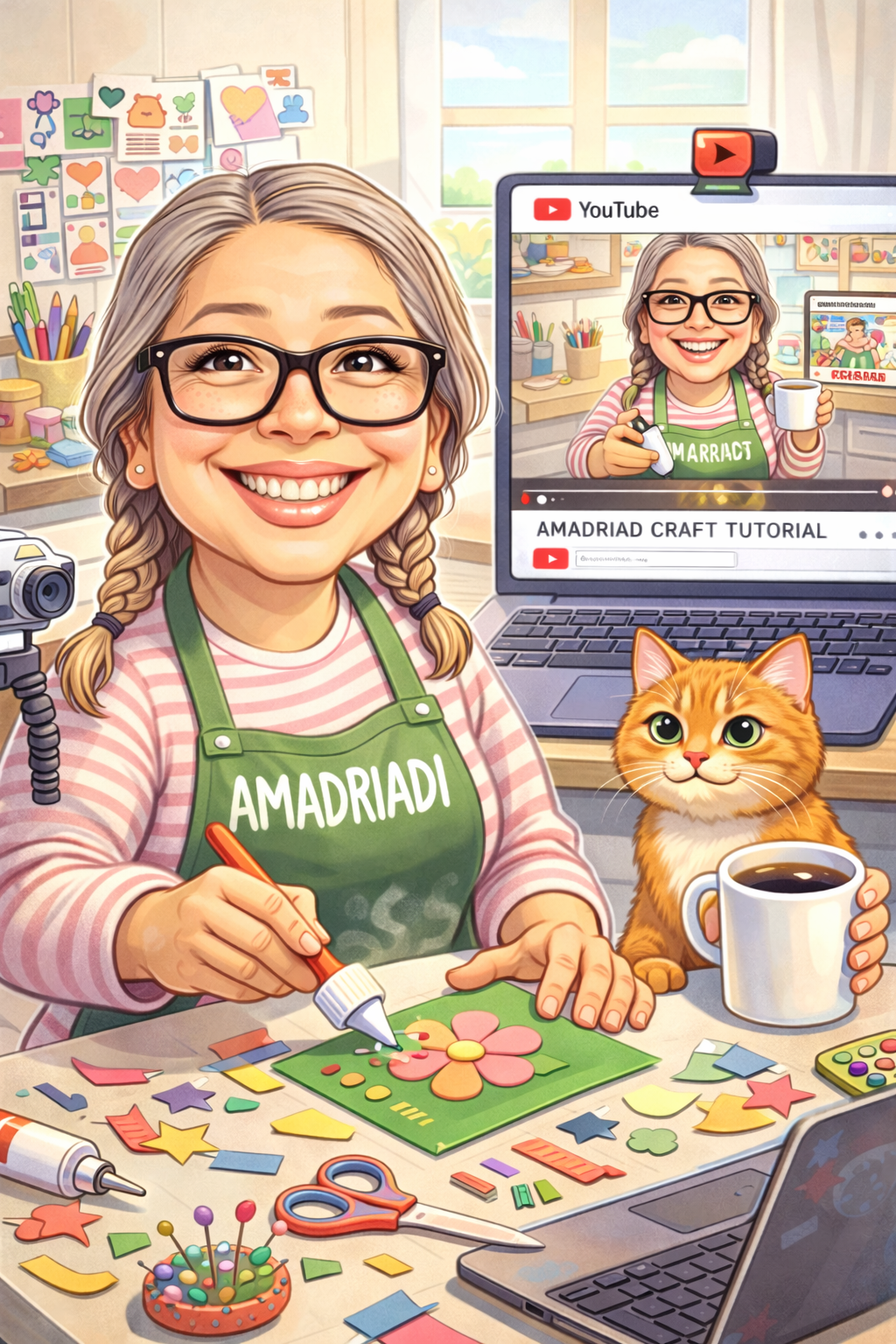 PDF, scrapbook, tutorials, clases gratis, youtube, Celia Bailes, Amadriadi,