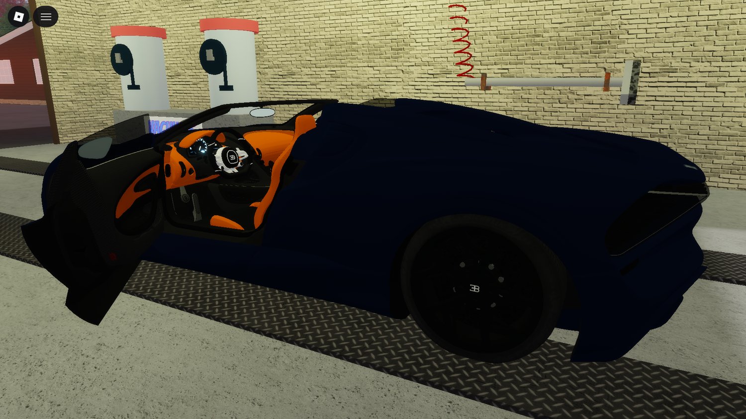 Bugatti Mistral hypercar Roblox vehicle model