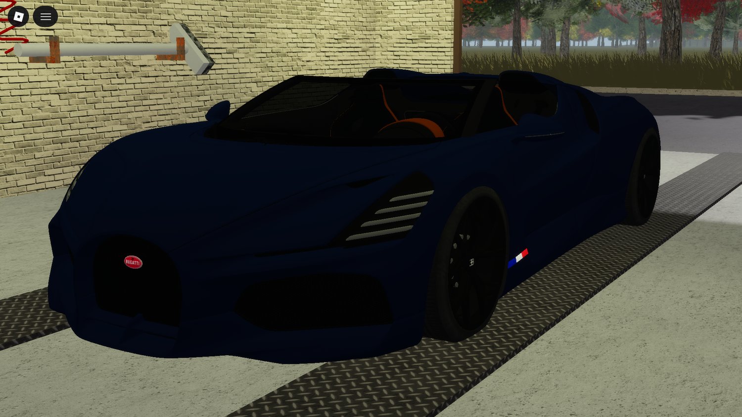 Roblox high performance hypercar Bugatti Mistral